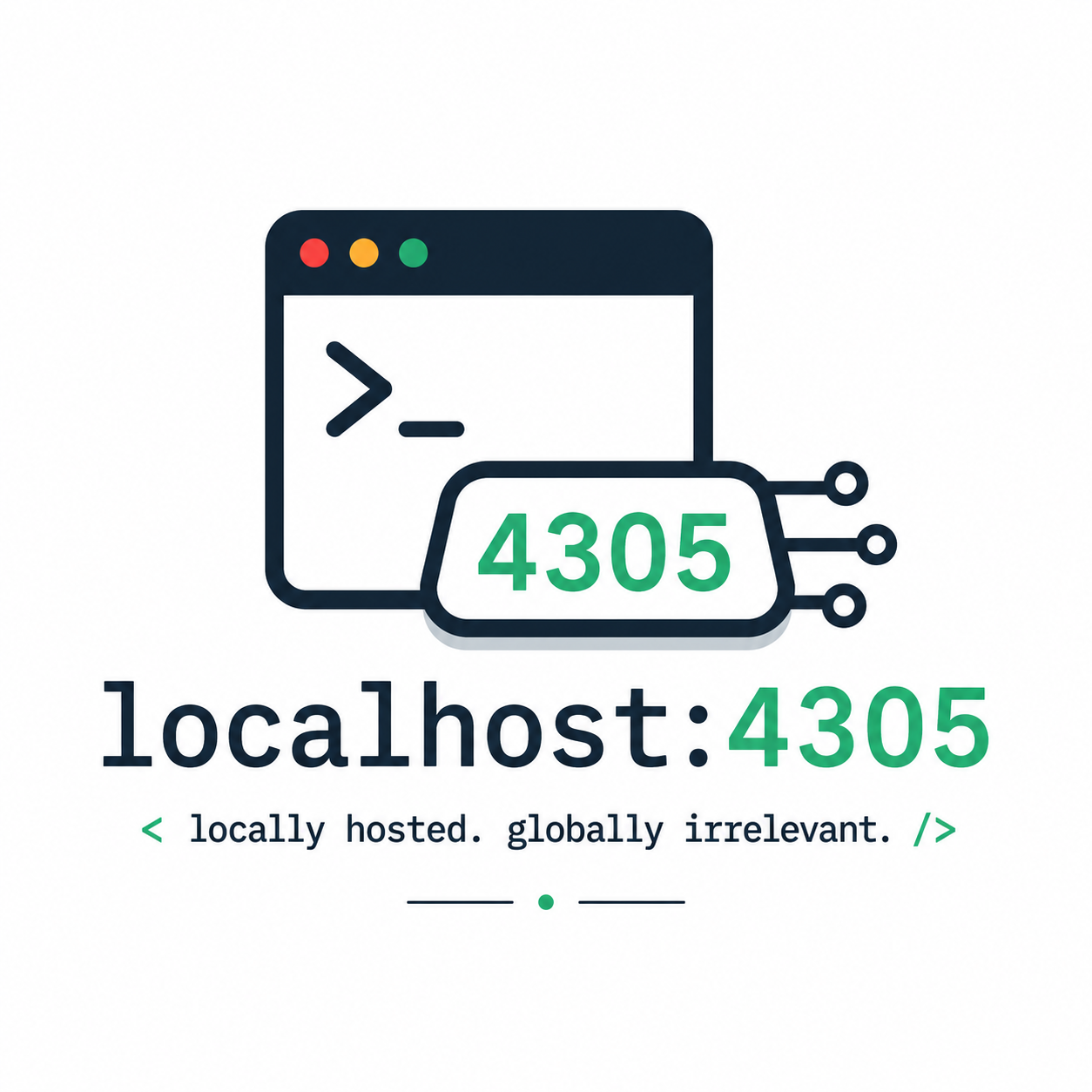 localhost:4305 — locally hosted, globally irrelevant.